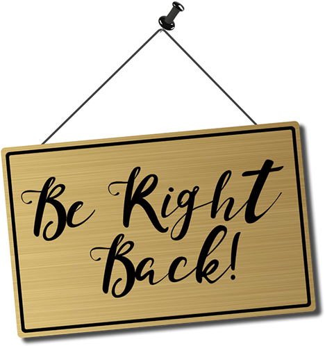 Be Right Back Png - Calligraphy Clipart (1200x675), Png Download