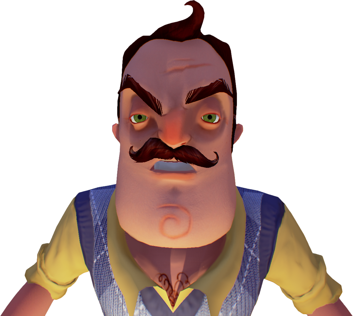 Hello Neighbor Png - Hello Neighbor Angry Neighbor Clipart (1208x1083), Png Download