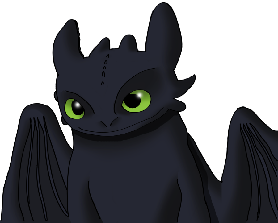 Toothless - Toothless Drawings Smile Clipart (900x723), Png Download