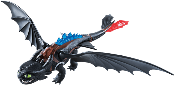 Which Part Of Toothless Did Hiccup Replace With A Prosthetic - Playmobil How To Train Your Dragon Clipart (600x600), Png Download