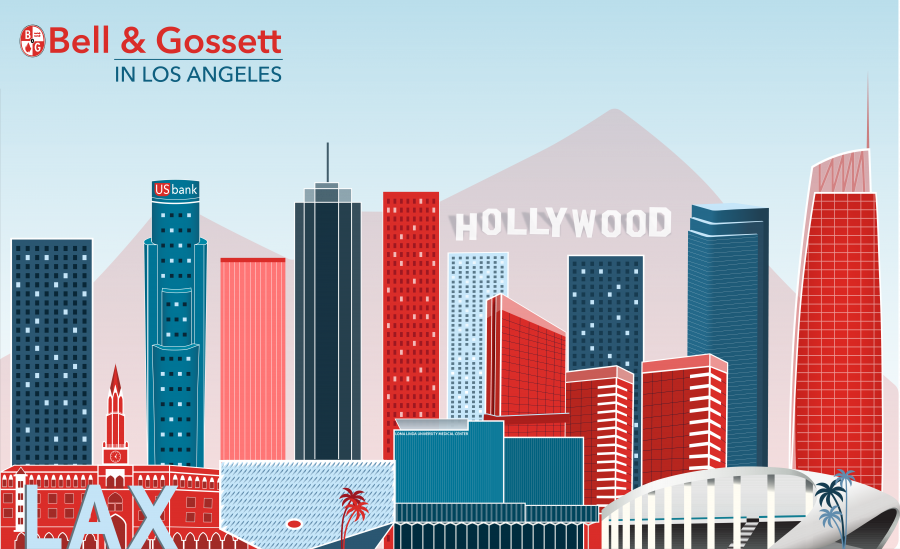 Bell & Gossett In Los Angeles - Commercial Building Clipart (900x549), Png Download