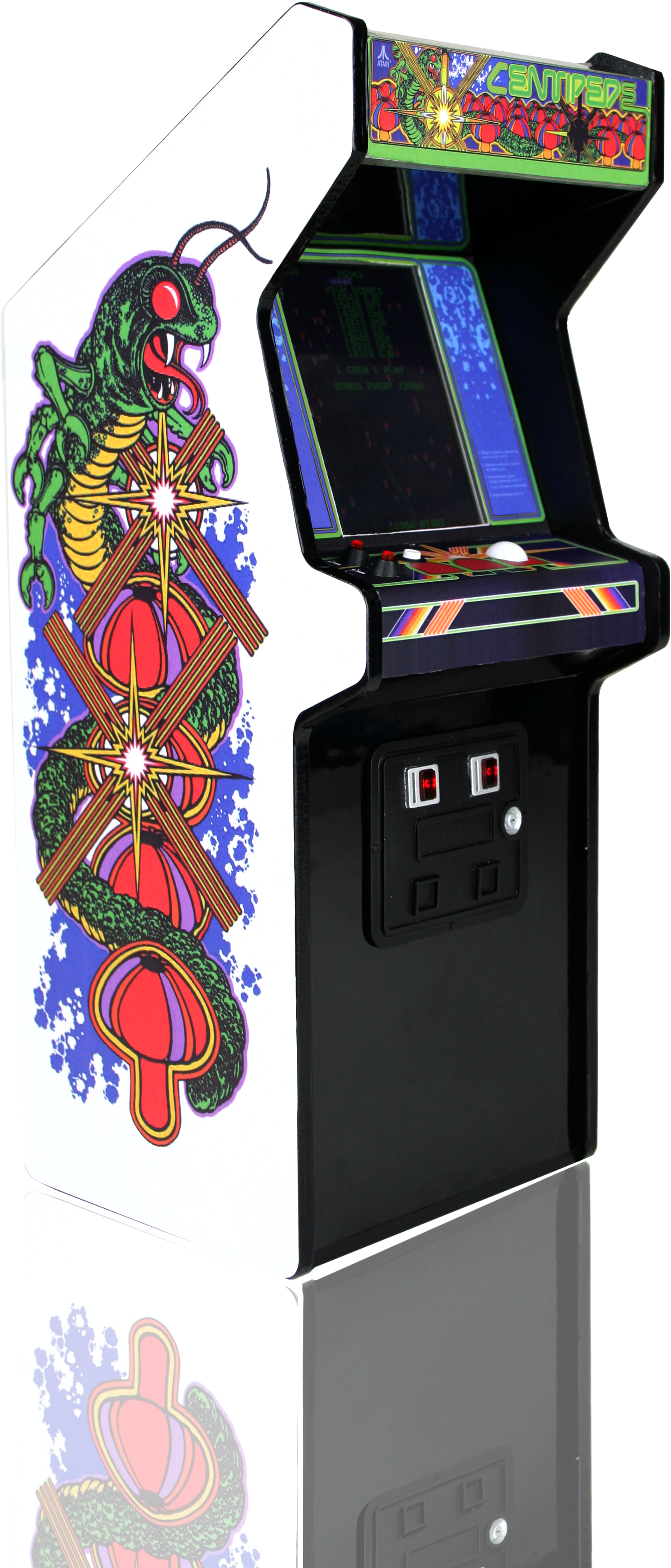 New Wave Toys Founder Shilo Prychak Stated That The - Original Centipede Arcade Cabinet Clipart (2757x3970), Png Download