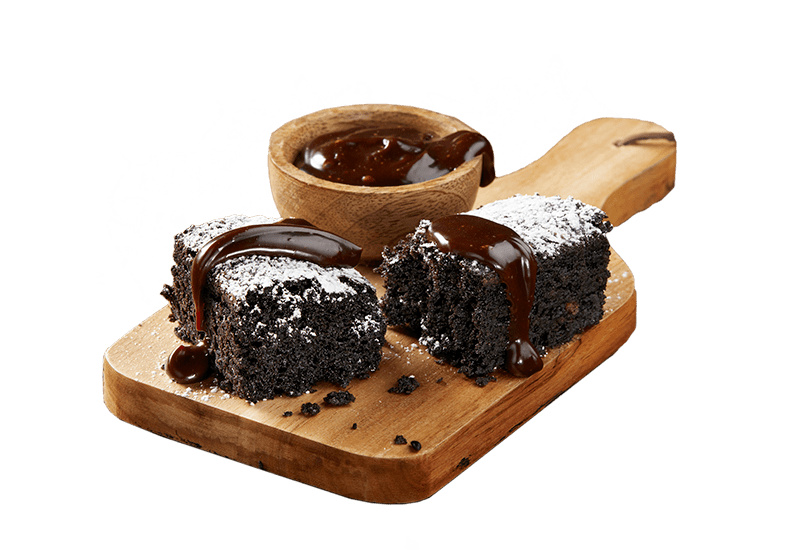Chocolate Brownie - Brownie Fantasy Dominos Clipart (800x550), Png Download