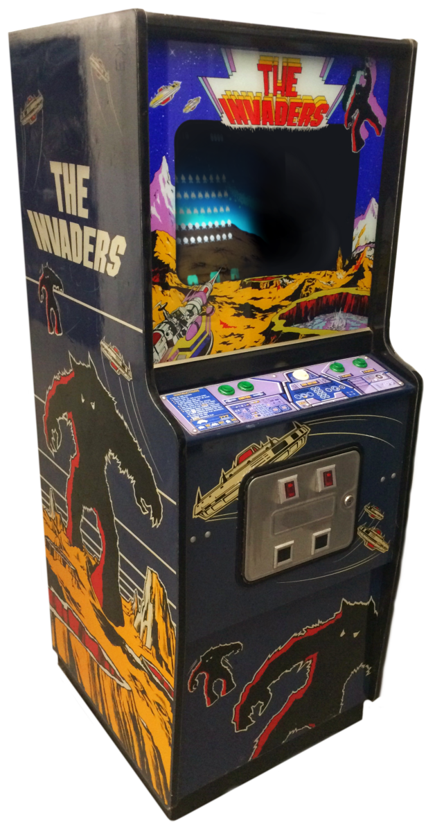 Space Invaders Arcade Machine Hire - Invaders Arcade Machine Clipart (640x1206), Png Download
