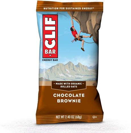 Chocolate Brownie Packaging - Chocolate Clif Bar Clipart (625x510), Png Download