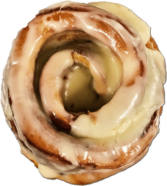 Cream Cheese Cinnamon Roll - Cinnamon Roll Clipart (540x601), Png Download