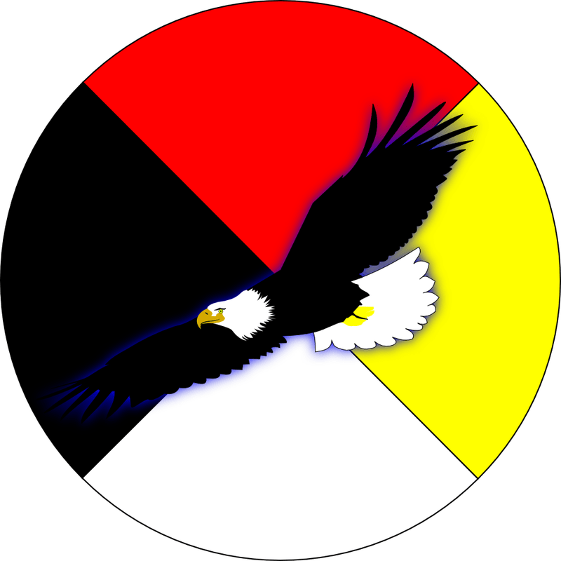 Medicine Wheel Clip Art Eagle Feathers - Medicine Wheel Clip Art - Png Download (800x800), Png Download