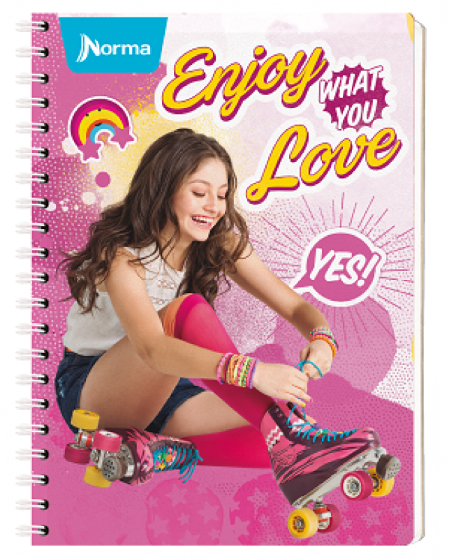 Norma Cuaderno Argollado Soy Luna De 5 M - Soy Luna Roller Skates Dk Clipart (800x800), Png Download