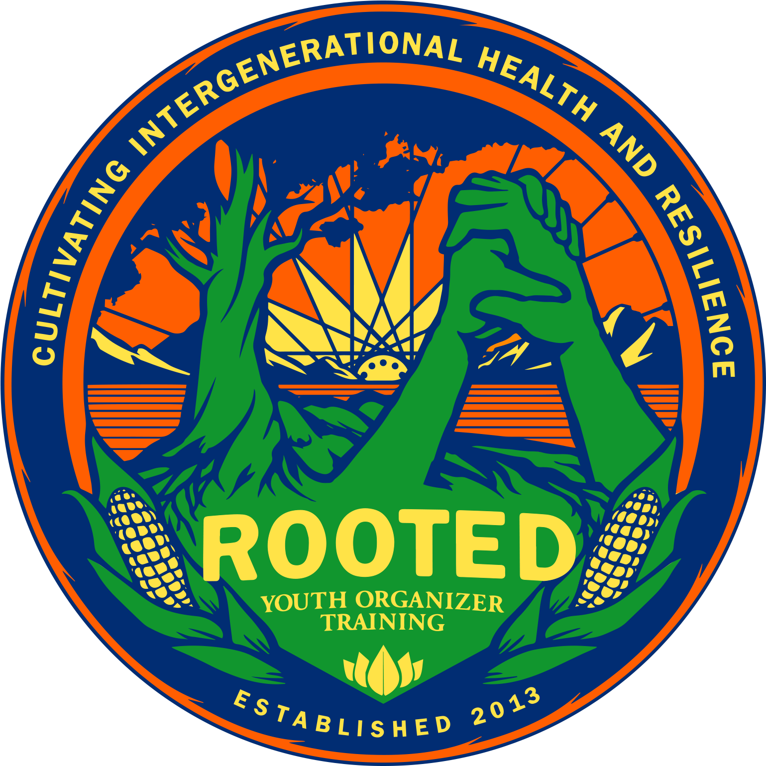 Los Angeles Rooted - Emblem Clipart (2200x1700), Png Download