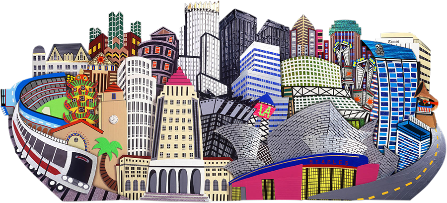 Gia 2015 Conference Logo - Angeles Skyline 1993 Clipart (900x408), Png Download