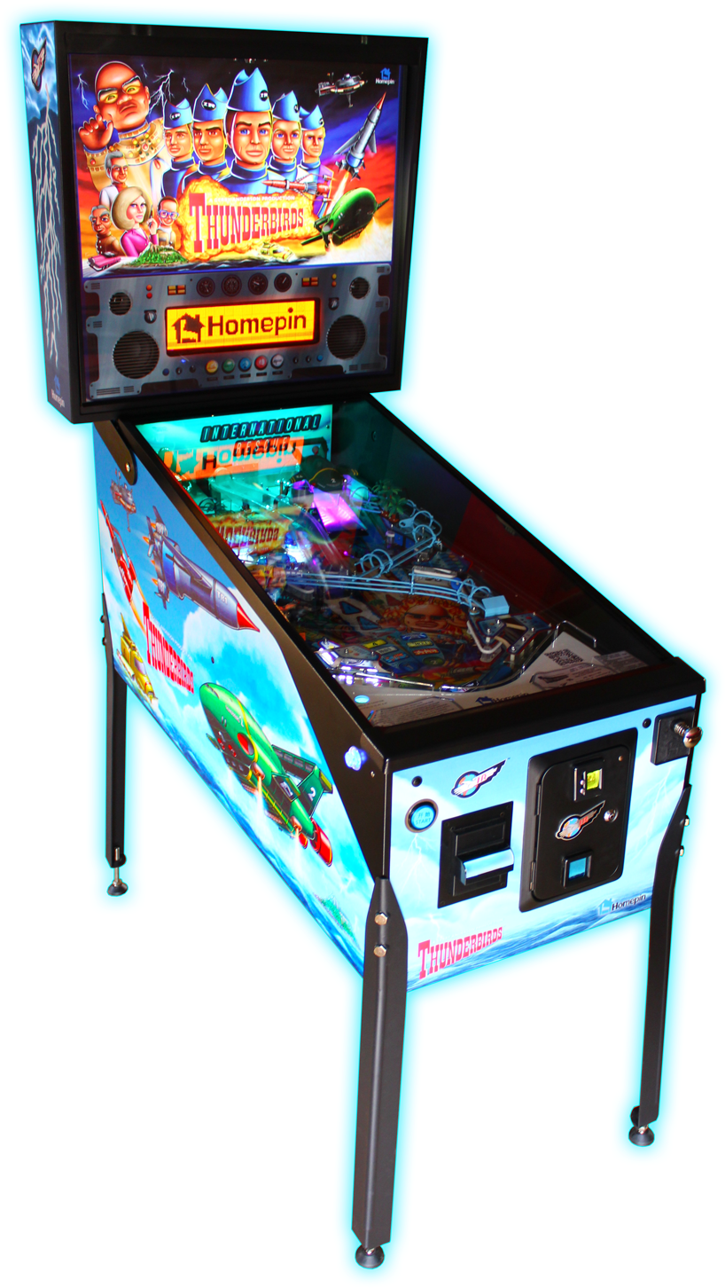 Thunderbirds Pinball Clipart (1000x1485), Png Download