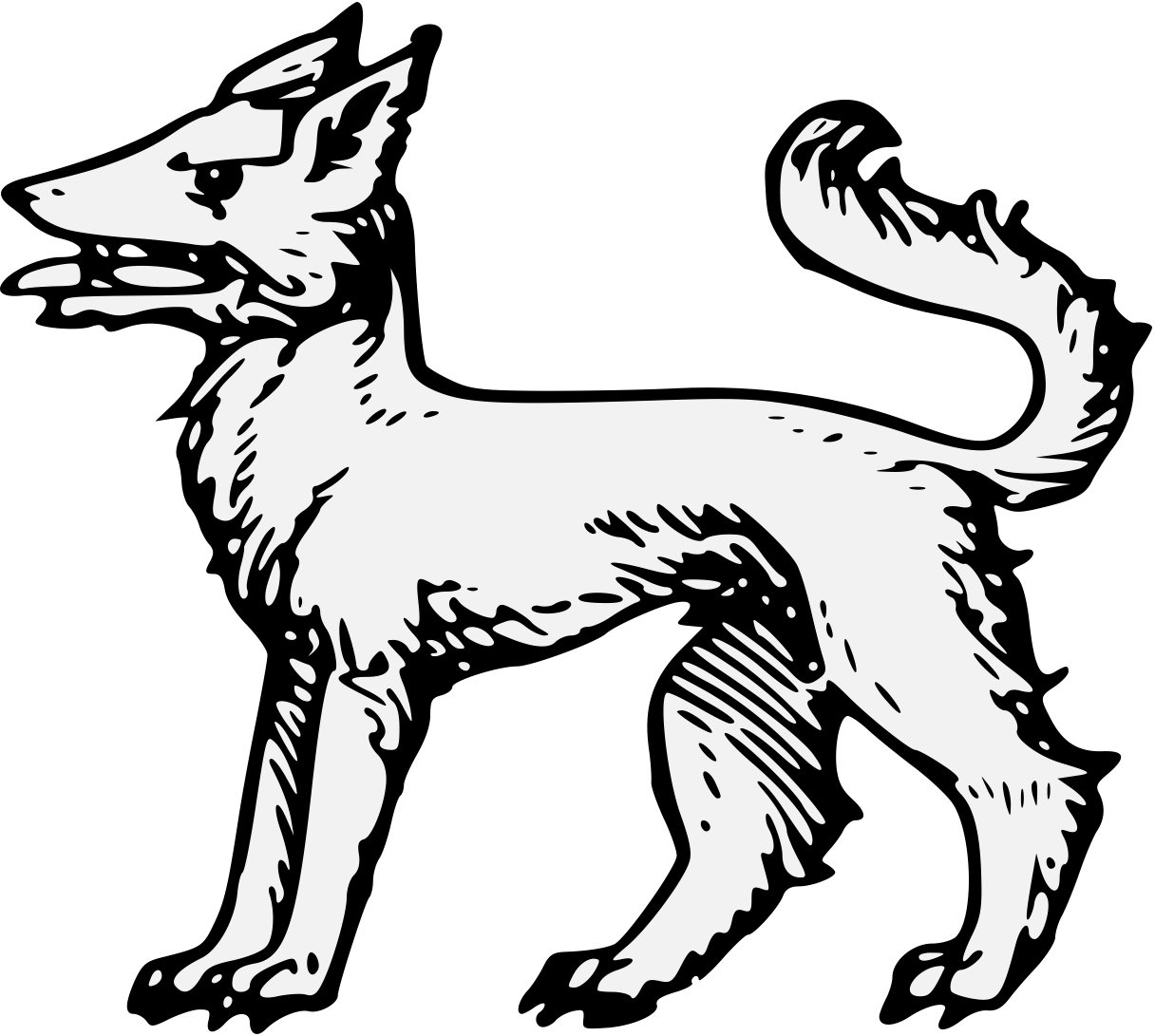 Details, Png - Wolf Clip Art Transparent Png (1216x1091), Png Download