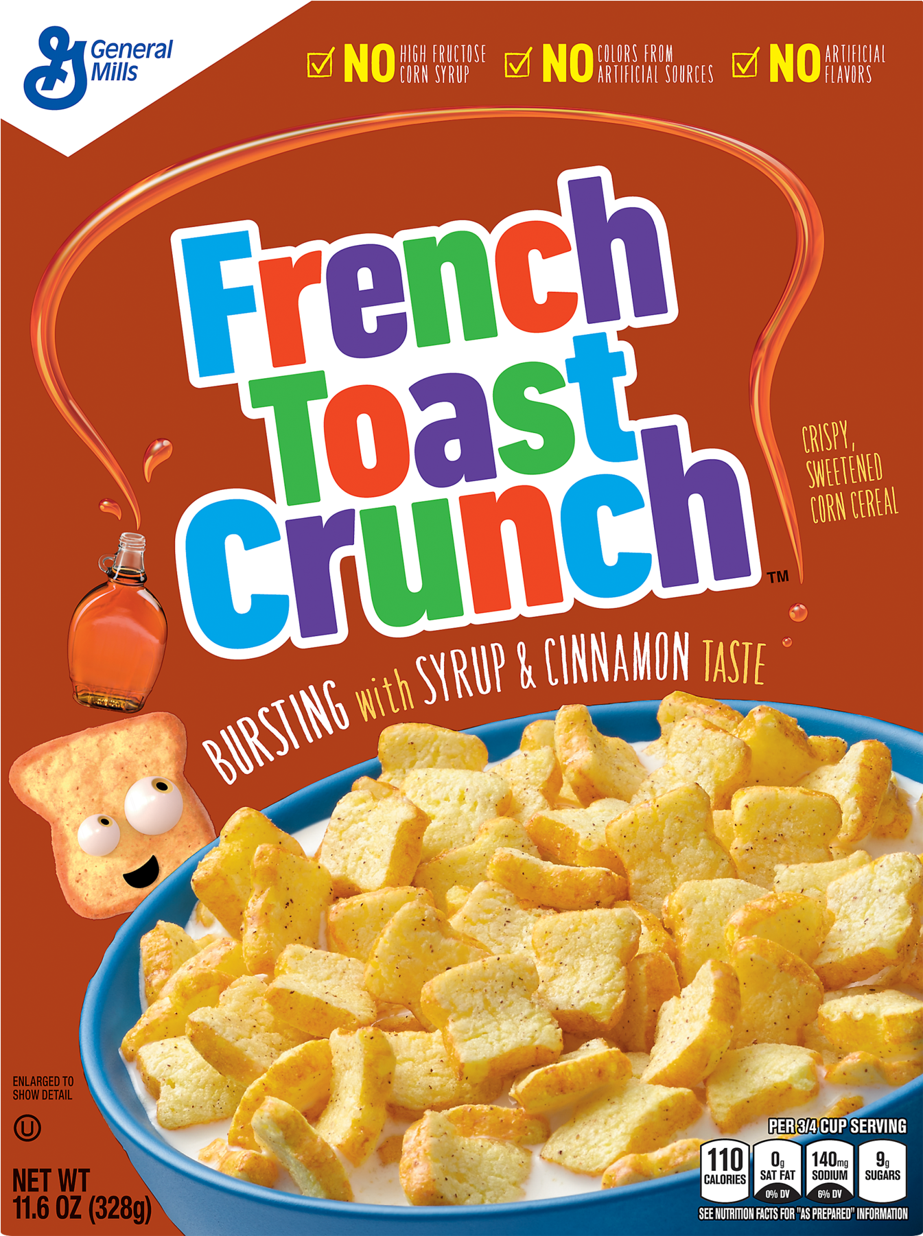 French Toast Crunch Cereal, - French Toast Crunch Clipart (1800x1800), Png Download