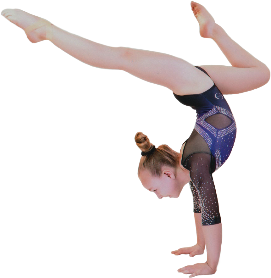Dereka Sikes - Gymnastic Clipart (876x896), Png Download