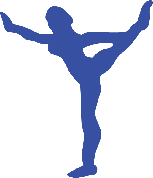 Gymnastics Silhouettes Transparent - Senam Aerobic Vector Clipart (516x598), Png Download