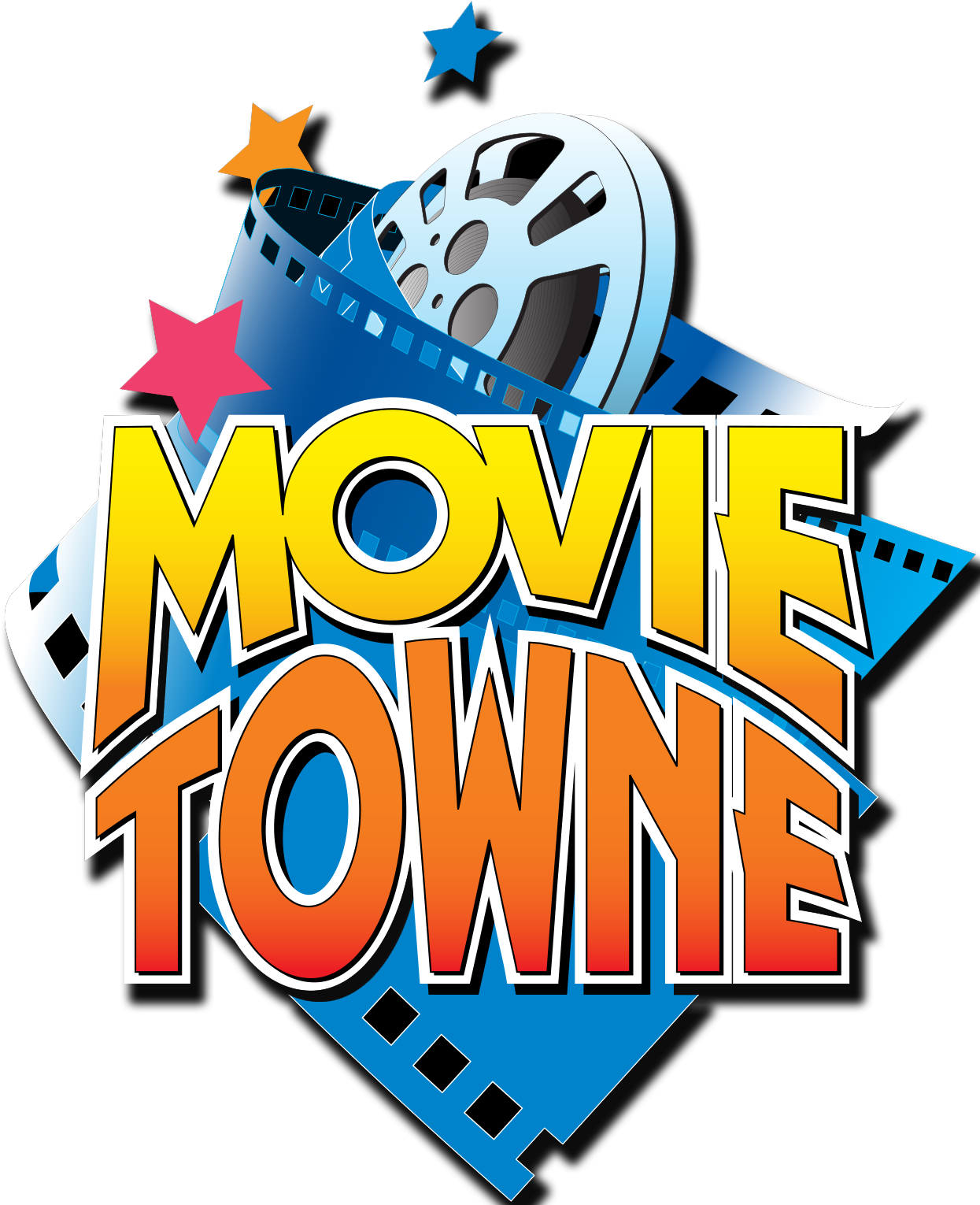 Movie Towne Trinidad Logo Clipart (1306x1529), Png Download