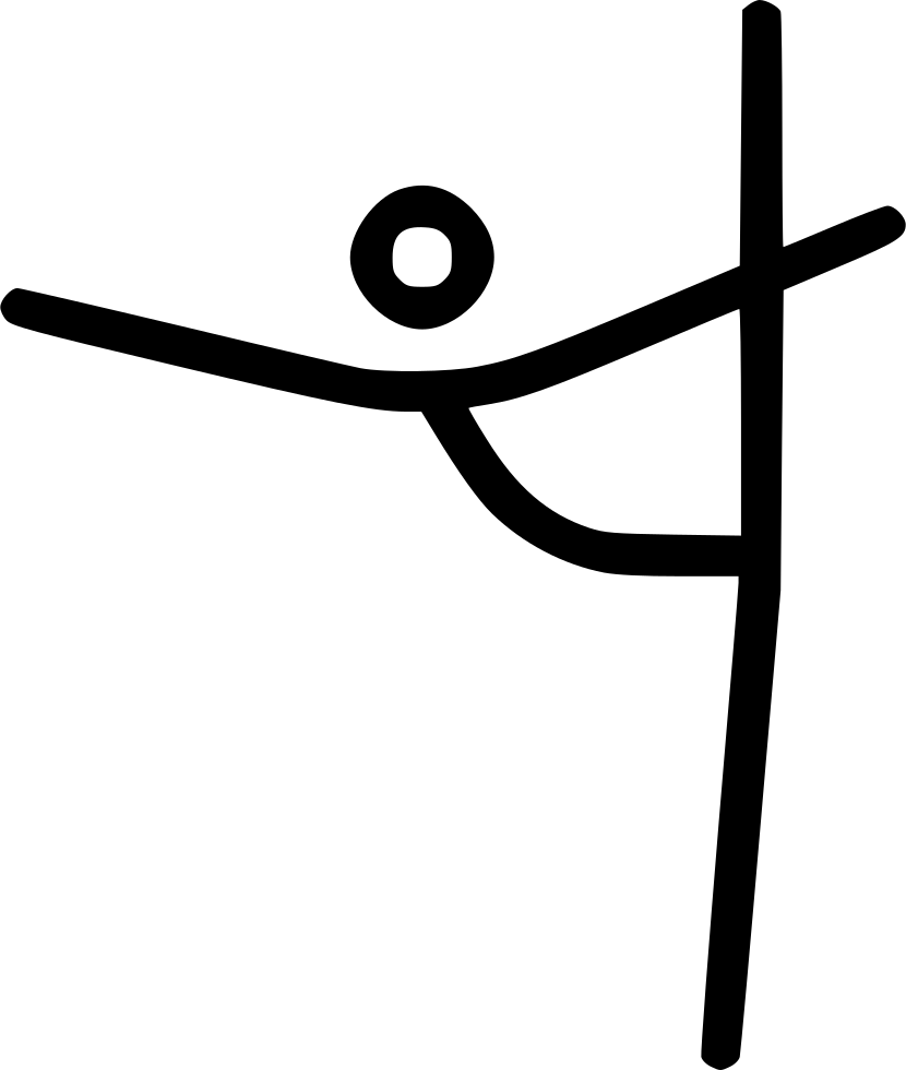 Png File Svg - Drawing For Gymnastics Clipart (830x980), Png Download