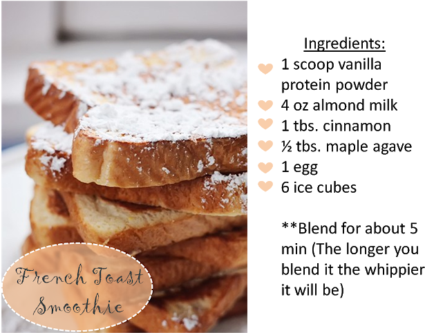 French Toast Smoothie - Toast Clipart (640x481), Png Download