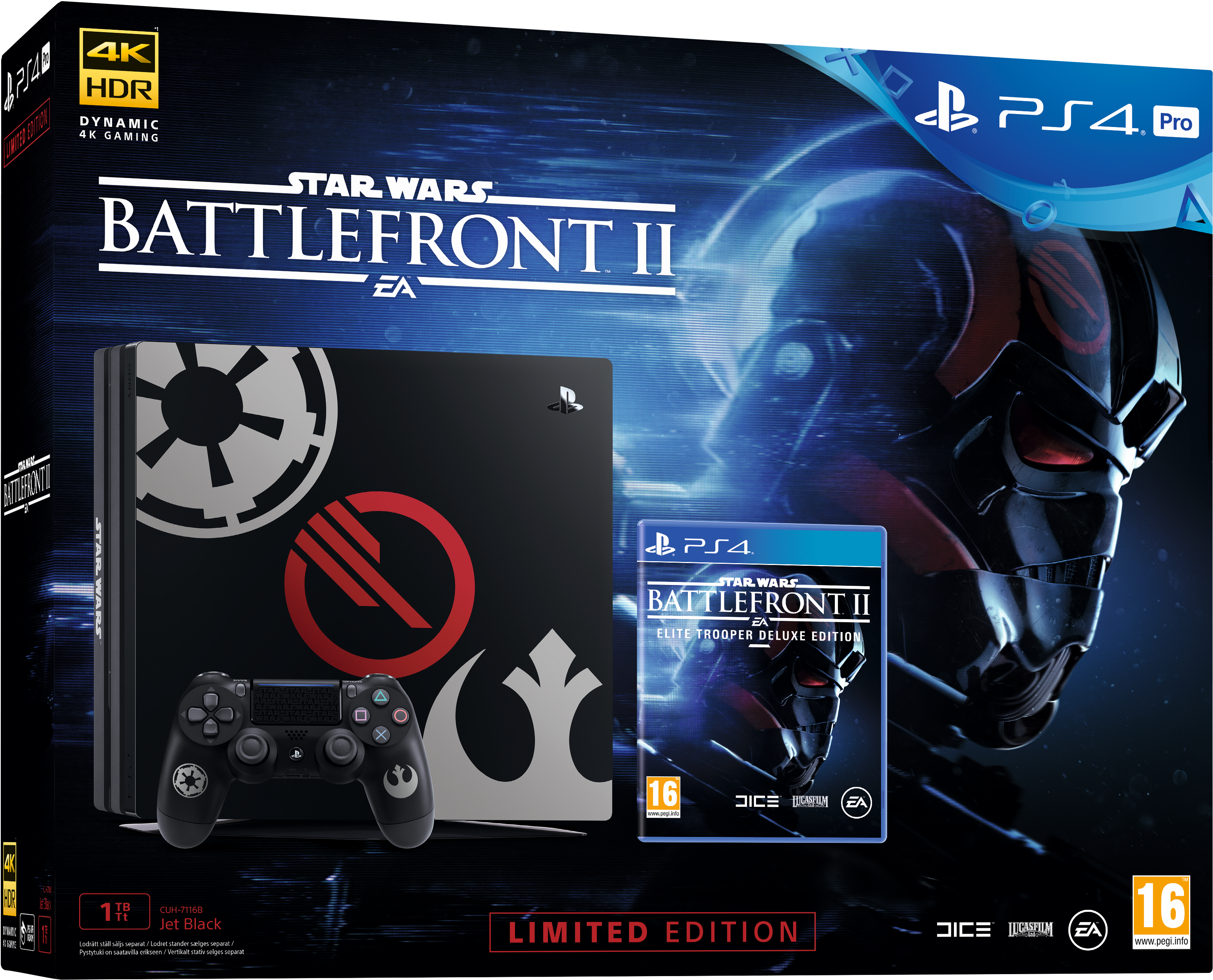 Ps4 Pro Battlefront 2 Clipart (4800x3200), Png Download