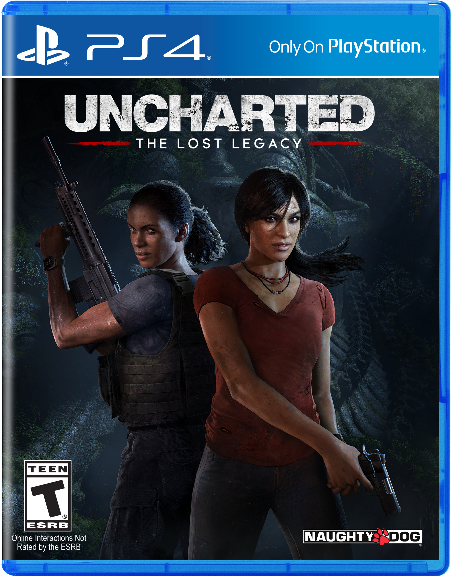 Naughty Dog Inc - Uncharted Lost Legacy Case Clipart (1800x2187), Png Download