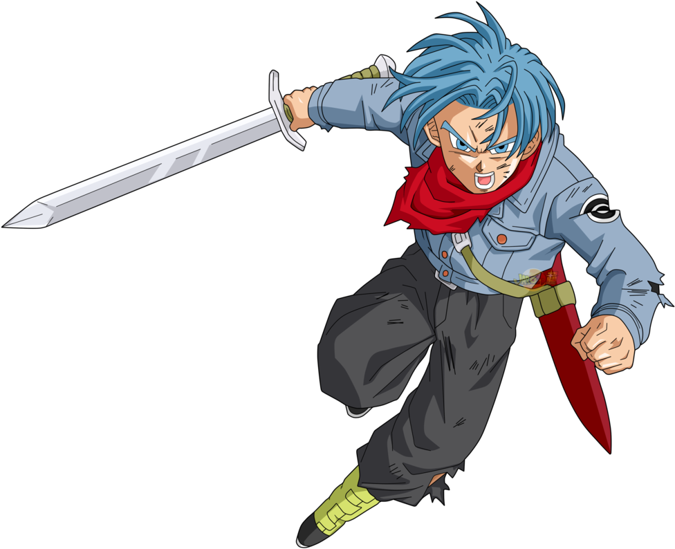 View Samegoogleiqdbsaucenao Burakku , - Dbs Future Trunks Sword Clipart (1024x813), Png Download