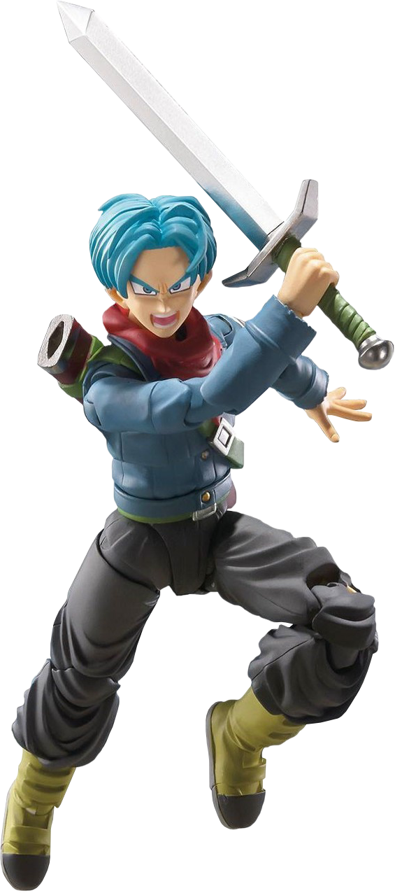 Dragon - Dragon Ball Trunks Sh Figuarts Clipart (565x1276), Png Download
