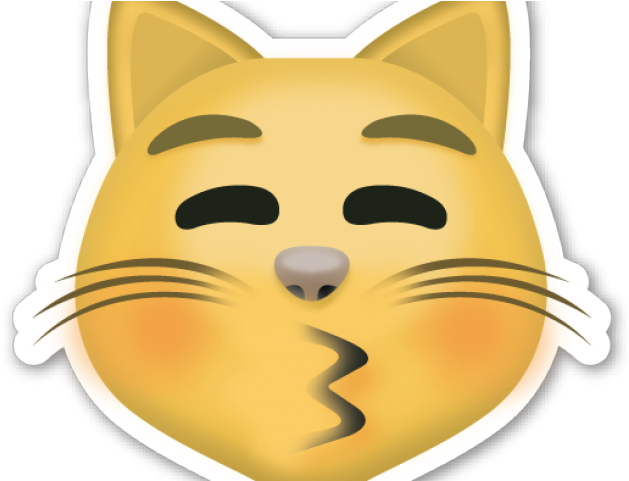 Emoji Clipart Cat - Emoji Gato Enamorado Png Transparent Png (640x480), Png Download