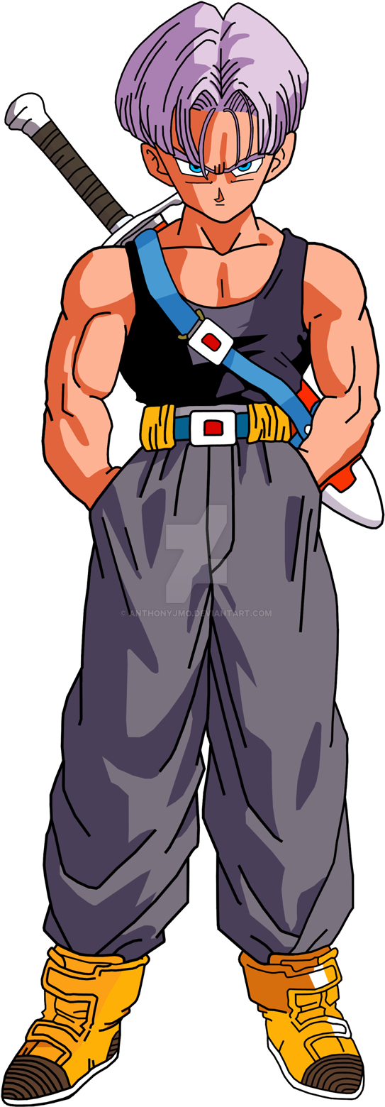 Mirai Trunks - No Jacket - Trunks Clipart (1140x1568), Png Download