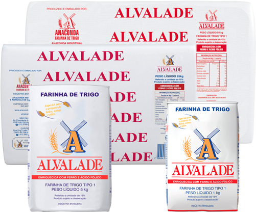 Farinha De Trigo Alvalade - Anaconda Farinha De Trigo Clipart (500x640), Png Download