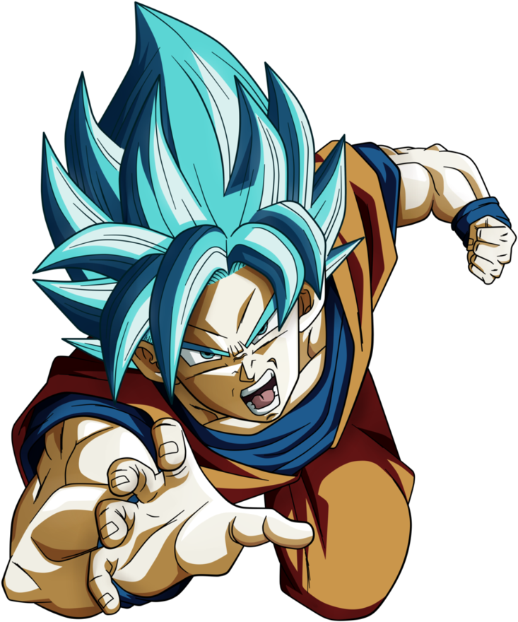 28 Apr - Goku Super Saiyan Blue Png Clipart (894x894), Png Download