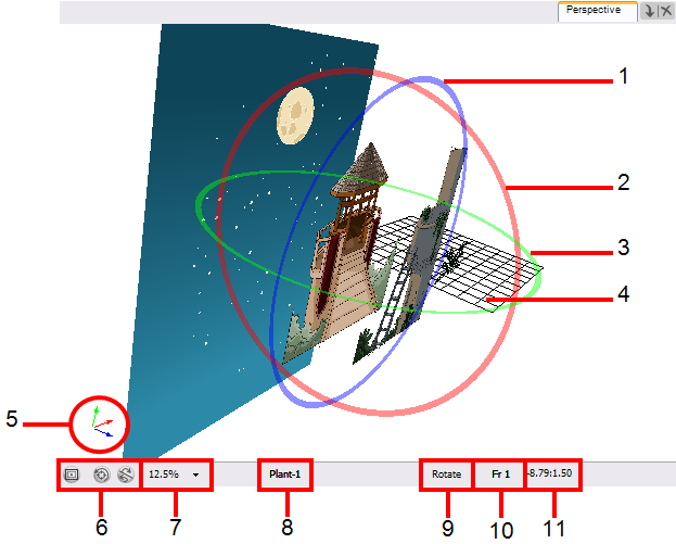 The - Toon Boom Perspective Tool Clipart (632x510), Png Download
