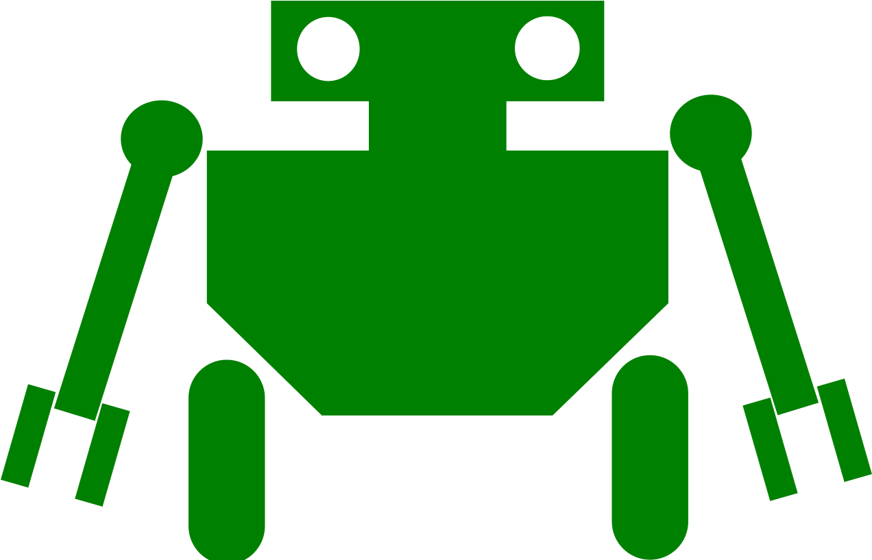 Robot Rover Icon - Green Robot Icon Clipart (1280x817), Png Download