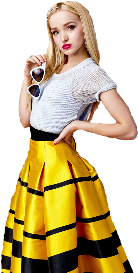 Dovecameron Image - Dove Cameron Yellow Clipart (1024x1024), Png Download