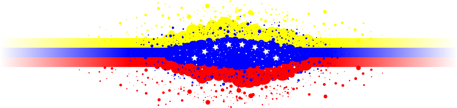 Bandera De Venezuela - Illustration Clipart (1600x383), Png Download