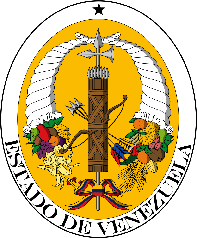 Coat Of Arms Of Venezuela Clipart (855x1024), Png Download