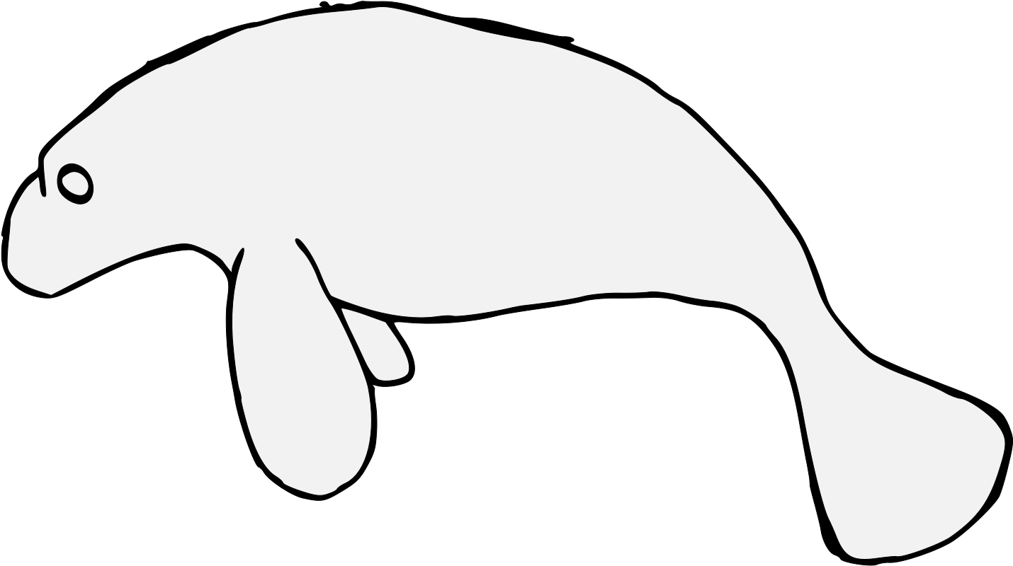 Details, Png - Manatee Heraldry Clipart (1462x862), Png Download
