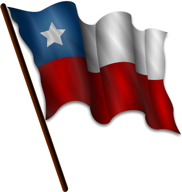 Free Chilean Flag 7 - Chile Flag Gif Png Clipart (800x771), Png Download
