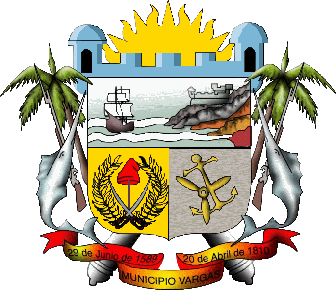 Escudo Municipio Vargas - Escudo Del Estado Vargas Clipart (694x600), Png Download