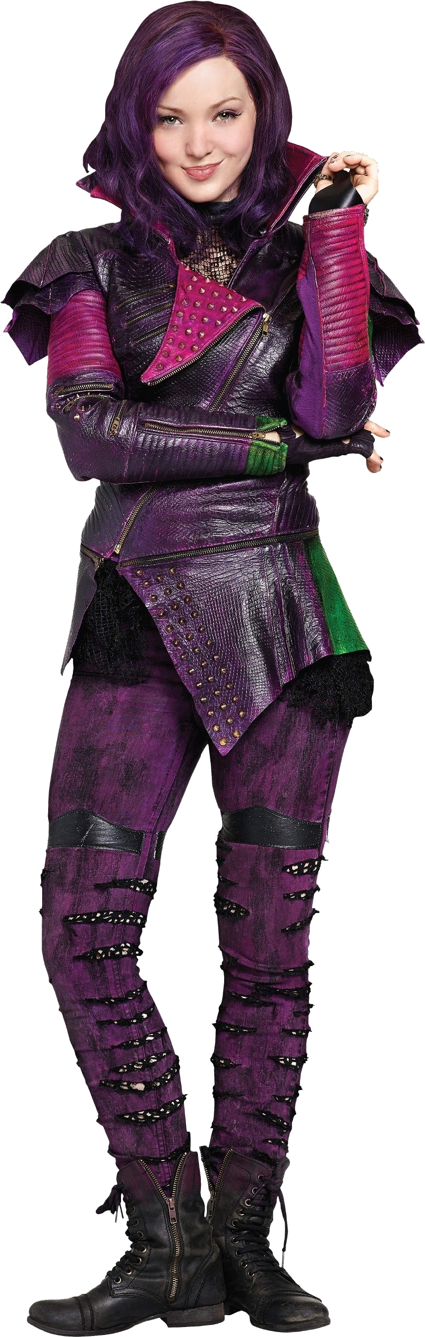 Descendants Png - Mal From Descendants Clipart (1566x2849), Png Download