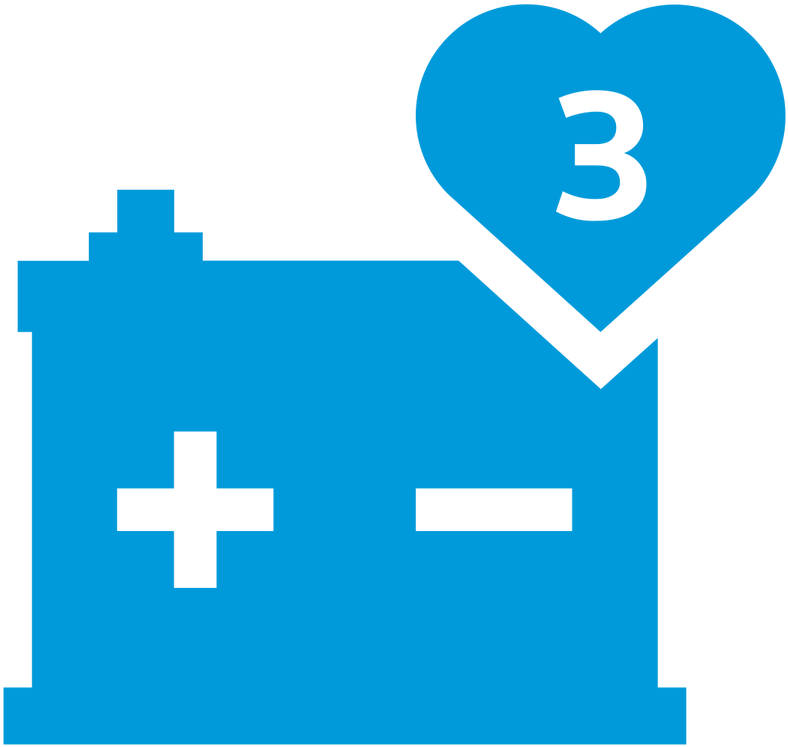 3 Brief Tips For A Long Battery Life - Heart Clipart (1920x1080), Png Download
