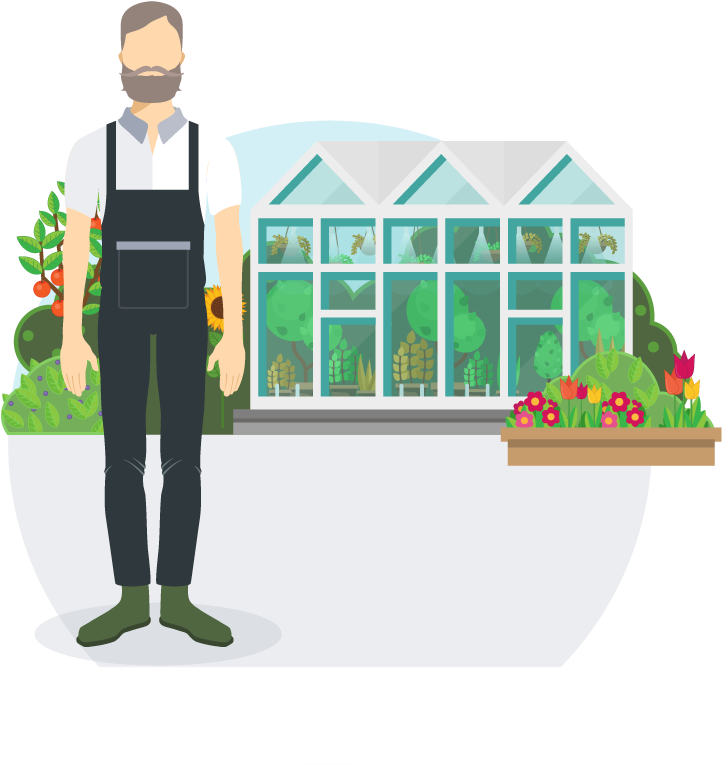 Gardener , Png Download - Illustration Clipart (722x764), Png Download