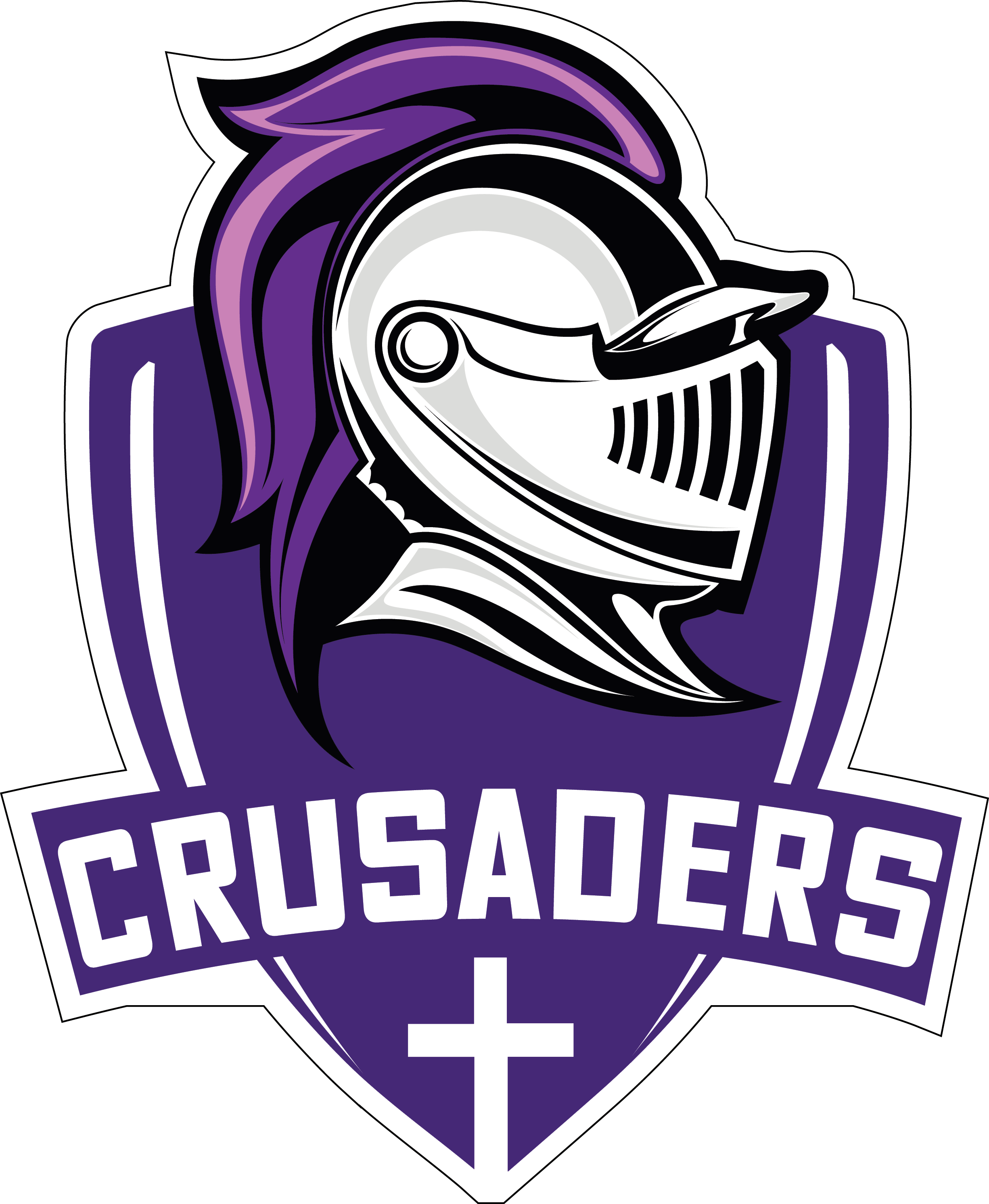 Gently Used Crusader Uniform And Spirit Wear Sale - Illustration Clipart (2451x2985), Png Download