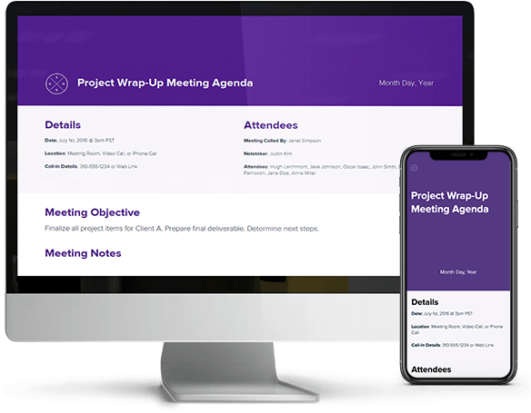 Project Meeting Agenda - Website Invoice Template Clipart (600x600), Png Download