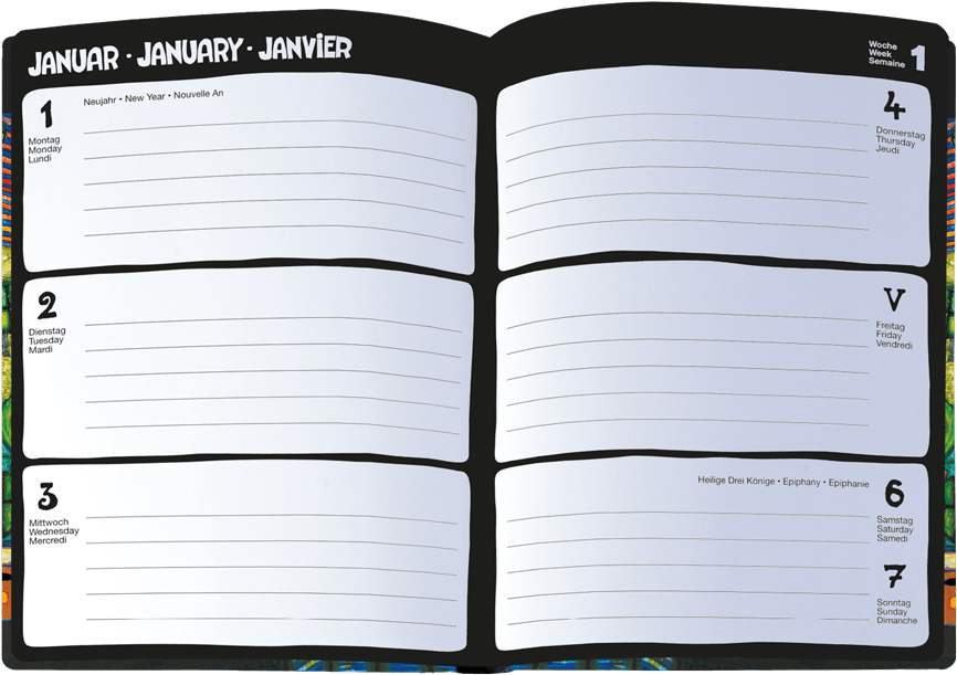 Hundertwasser Agenda 2018 - Agenda 2019 Clipart (1000x734), Png Download