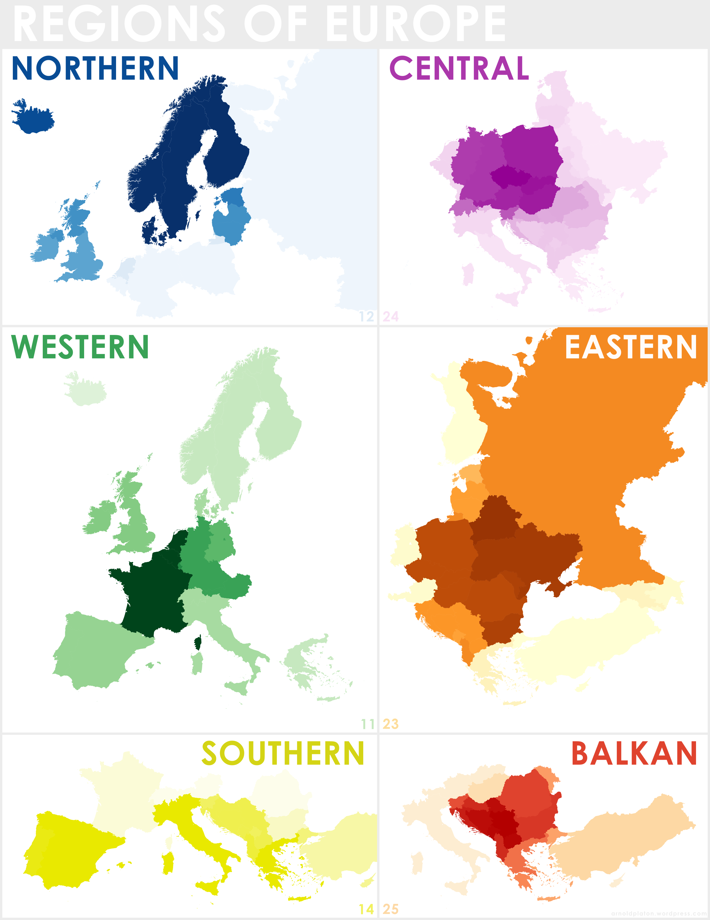 Identifying Regions Of Europe Using Multiple Maps Through - Different Map Of Europe Clipart (2490x3225), Png Download