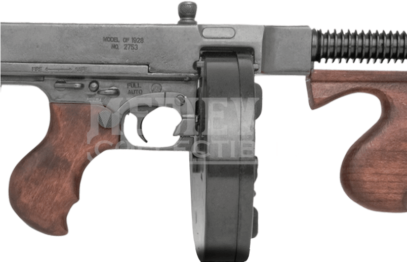 M1928 Commercial Thompson Submachine Gun - Firearm Clipart (803x803), Png Download