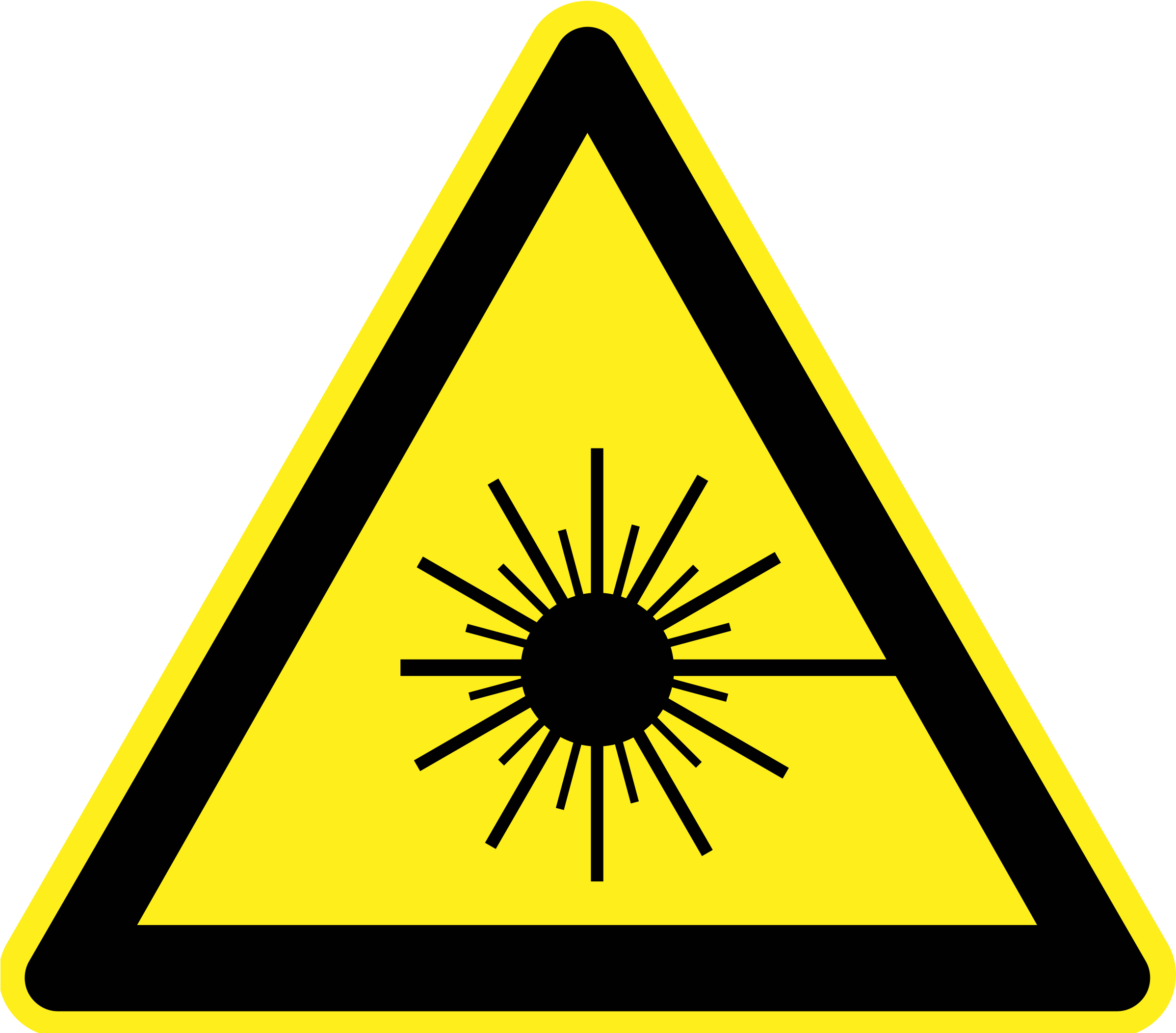 A First Med Urgent Care Heatstroke Warning - Yellow Warning Sign Png Clipart (640x563), Png Download