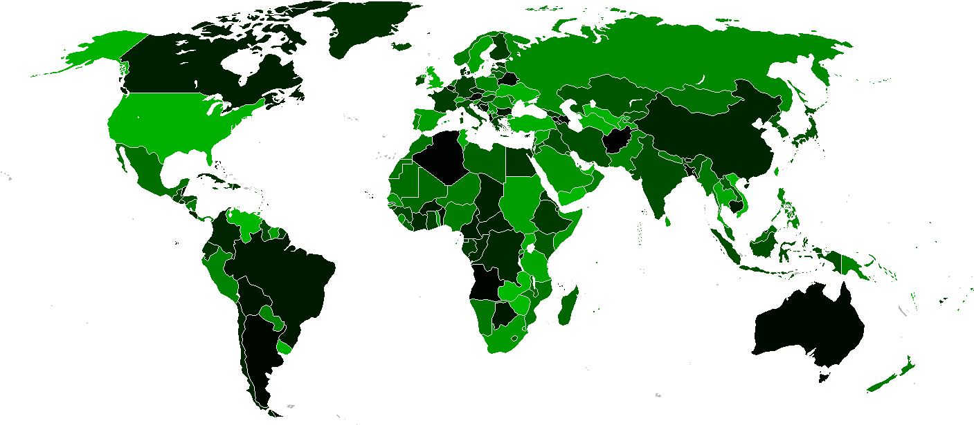 Please Download Worldheatmap - Map South Africa To New Zealand Clipart (1425x625), Png Download