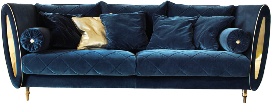 Sipario Sofas - Couch Clipart (900x573), Png Download