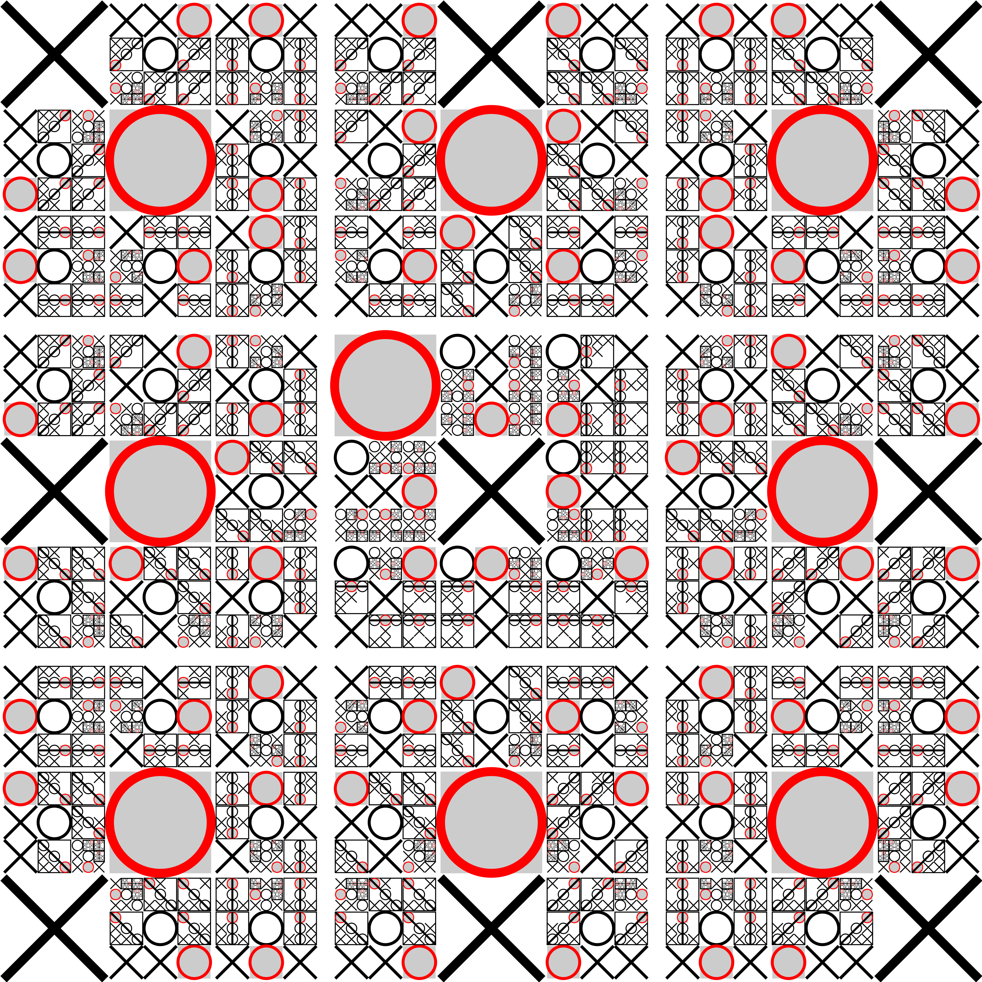 Tic Tac Toe Xkcd Clipart (4000x4000), Png Download